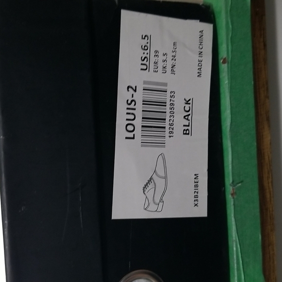 Bruno Marc Men's Oxford Black Dress Shoes Size 6½ With Box and Shoe Bag - Picture 6 of 6